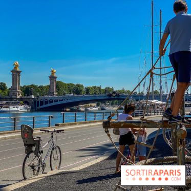 Visuel Paris quai de Seine enfants