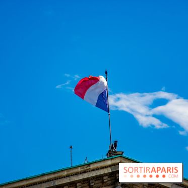 Visuel Paris drapeau Assemblée Nationale
