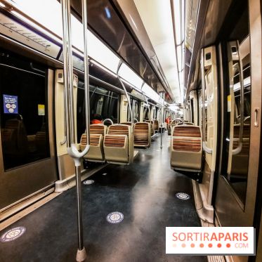 Visuel Paris métro vide confinement