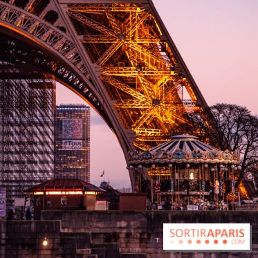 Visuel Paris Tour Eiffel manège enfants