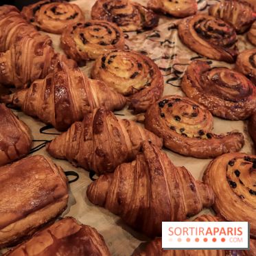 The French Bastards, la boulangerie-pâtisserie d'Oberkampf - croissant - pain au chocolat