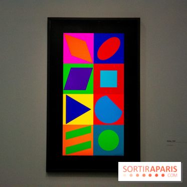 Exposition Vasarely Centre Pompidou, nos photos