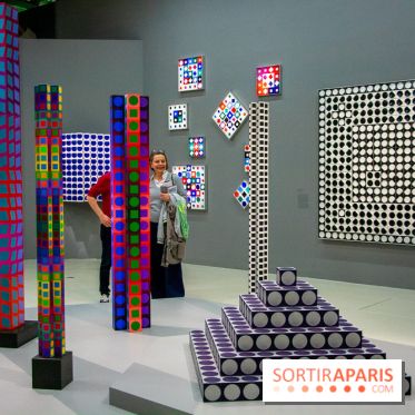 Exposition Vasarely Centre Pompidou, nos photos