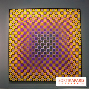 Exposition Vasarely Centre Pompidou, nos photos