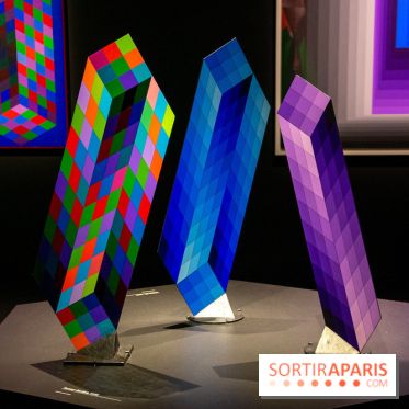 Exposition Vasarely Centre Pompidou, nos photos