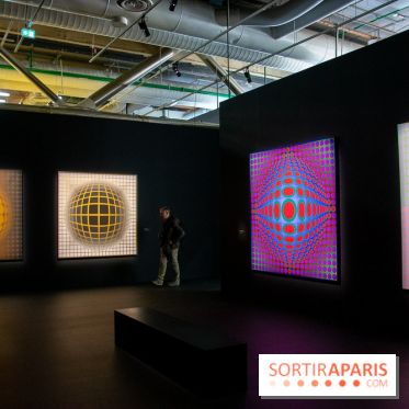 Exposition Vasarely Centre Pompidou, nos photos