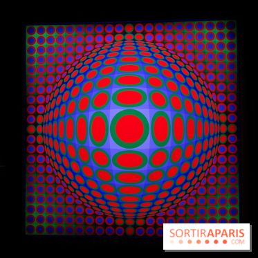 Exposition Vasarely Centre Pompidou, nos photos