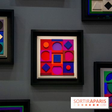 Exposition Vasarely Centre Pompidou, nos photos