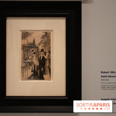 Femme dans une rue à Thoune, August Macke, 1914 - L'aventure du Cavalier Bleu au Musée de l'Orangerie