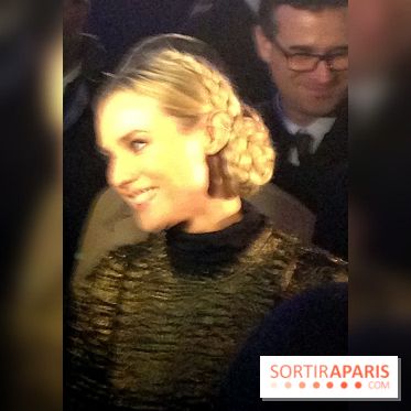 Illuminations des Champs-Elysées 2012 avec Diane Kruger