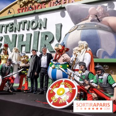 Inauguration Attention Menhirs ! et fête des 30 ans du Parc Astérix