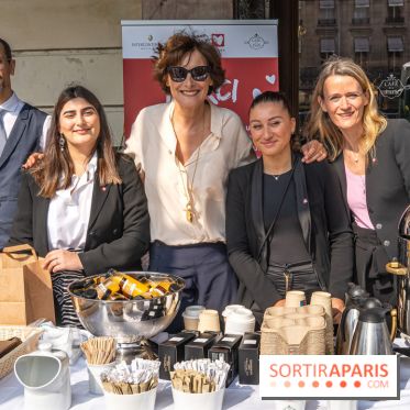 Le Petit déjeuner du Cœur du Café de la Paix -  Ines de la Fressange