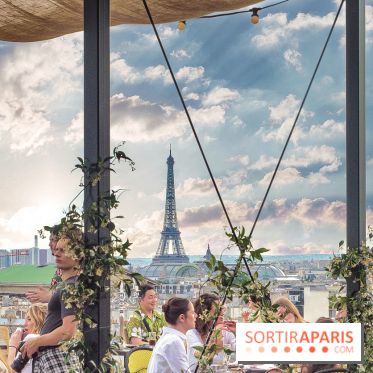 Créatures : le restaurant éphémère sur la terrasse des Galeries Lafayette, les photos