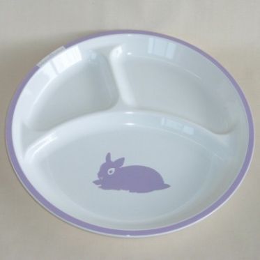 HanaBlomst : assiette ronde à compartiments, 18€