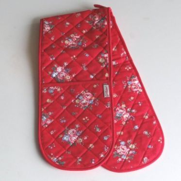 Cath Kidston : souble gant à four Nottinghill rose, 16€