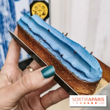 Thé glacé et éclair Cactus Bleu de Mariage Frères, les photos