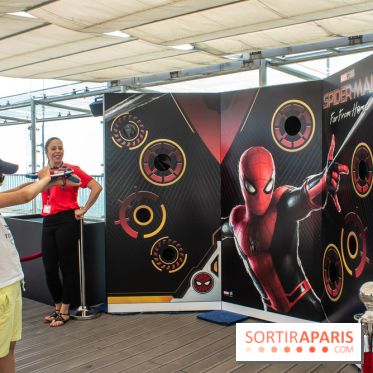 Les animations spider-man de la Tour Montparnasse