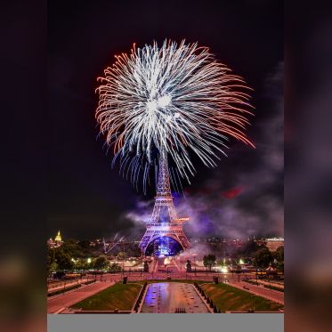 Photos du feu d'artifice de Paris 2019