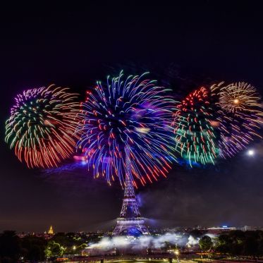 Photos du feu d'artifice de Paris 2019