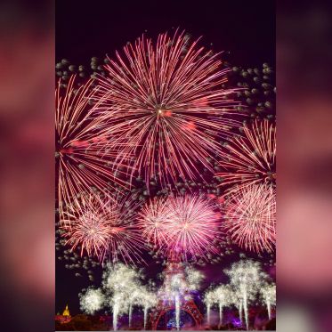 Photos du feu d'artifice de Paris 2019