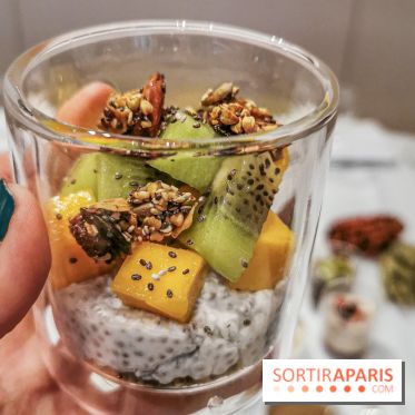 Le brunch healthy du Plaza Athénée, chia pudding