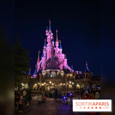 Visuels Disneyland Paris château nuit