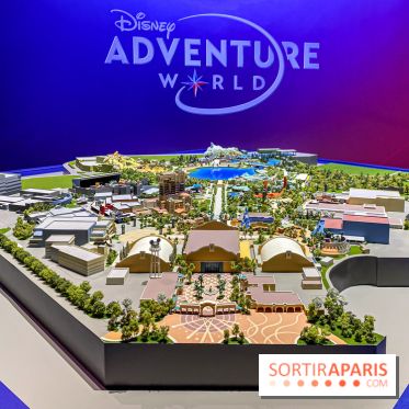 Visuels Disneyland Paris Disney Adventure World maquette
