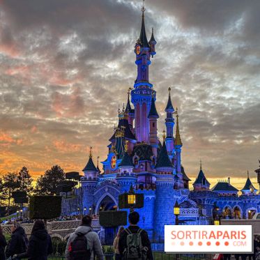 Visuels Disneyland Paris - château coucher de soleil