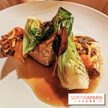 Le menu Traviata à l'Hôtel Le Meurice