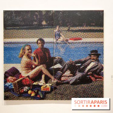 Le déjeuner sur l'herbe, Alain Jacquet, 1964 - Musée d'Art Moderne de Paris