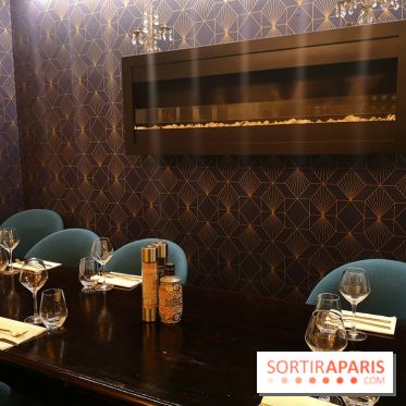 Madame Claude - Restaurant Paris 15ème La cheminée murale