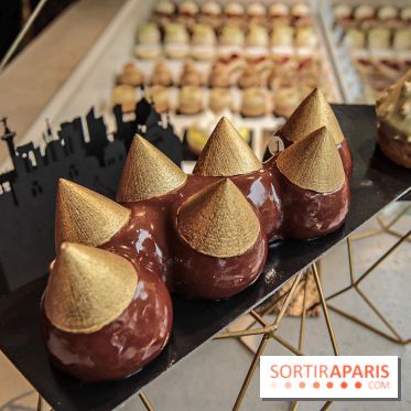 La Bûche de Noël signature de la Goutte d'Or Pâtisserie2019 par Yann Menguy