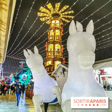 Inauguration du Marché de Noël des Tuileries 2019, les photos