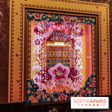 Vitrines et sapin de Noël au Galeries Lafayettes 2019 avec Virginie Efira - photos 