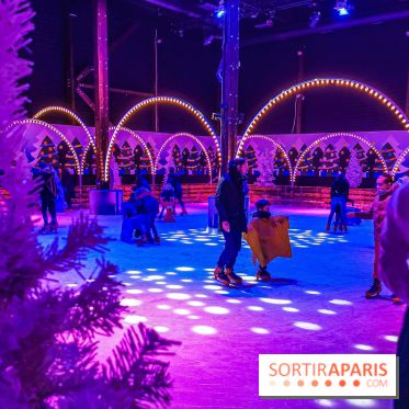 Noel au Parc Astérix 2019, patinoire