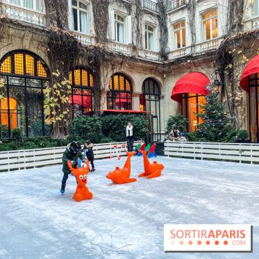 La Patinoire de Noël 2019 du Plaza Athenée