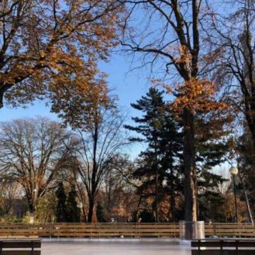 La patinoire des Jardins du Trocadéro