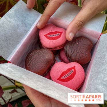 Les Macarons cœur de Saint-Valentin de Ladurée