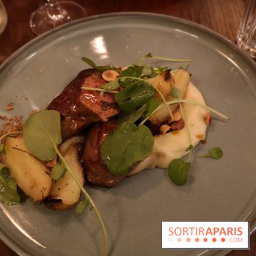 Restaurant Mieux - Quasi de veau rosé et jus à la marjolaine, purée de panais