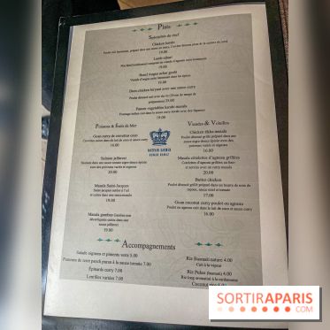 Mayfair Garden, le restaurant indien à Paris - album photo