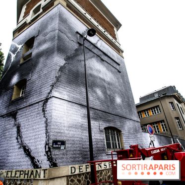 Hommage à Adama Traoré : l'artiste JR dévoile un collage géant à Paris, les photos