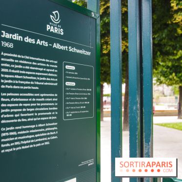 Le jardin des Arts-Albert Schweitzer à Paris, les photos