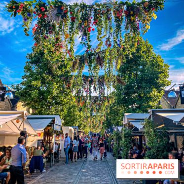 Le ciel de fleurs à Bercy Village