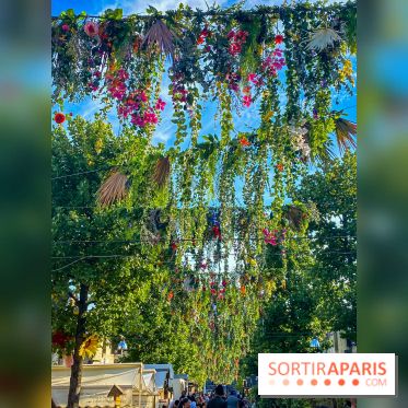 Le ciel de fleurs à Bercy Village