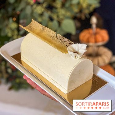 Bûches et créations de Noël Ladurée 2020 avec Jean François Piège