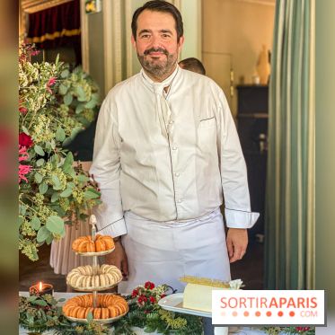 Bûches et créations de Noël Ladurée 2020 avec Jean François Piège