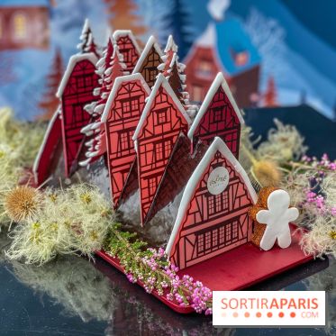 Photos : Bûche et création de Noël en Alsace chez Lenôtre 2020