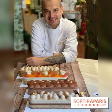 Photos : Bûches et créations de Noël Dalloyau 2020