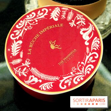 Bûche de Noël 2020 au Peninsula Paris : nos photos