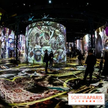 Photos : Exposition immersive Jimmy Nelson : The last sentinels à l’Atelier des Lumières 